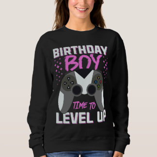 Sudadera Birthday Boy Time to Level Up Video Game Birthday 