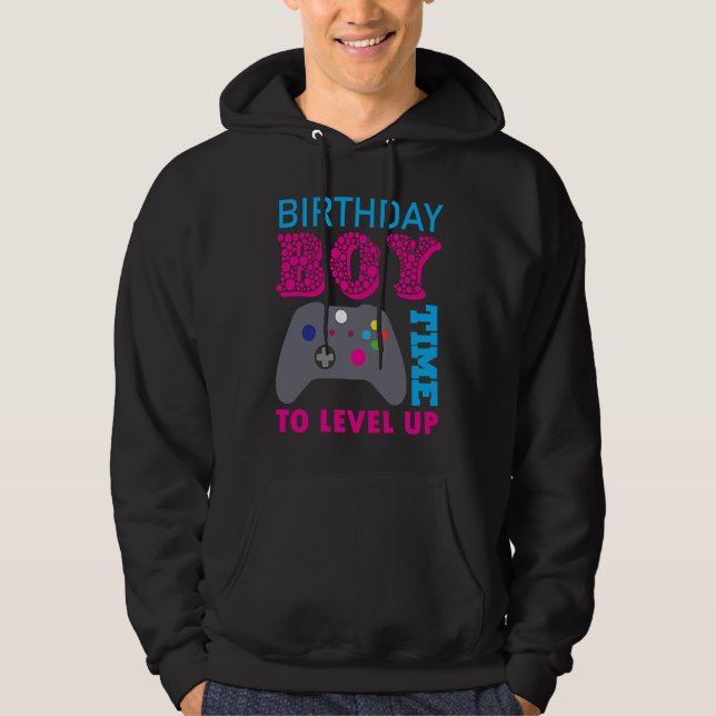 Sudadera Birthday Boy Video Game Birthday Party (Anverso)