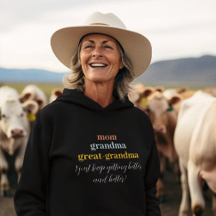 Sudadera Bisabuela   Lindo Mejor & Mejor