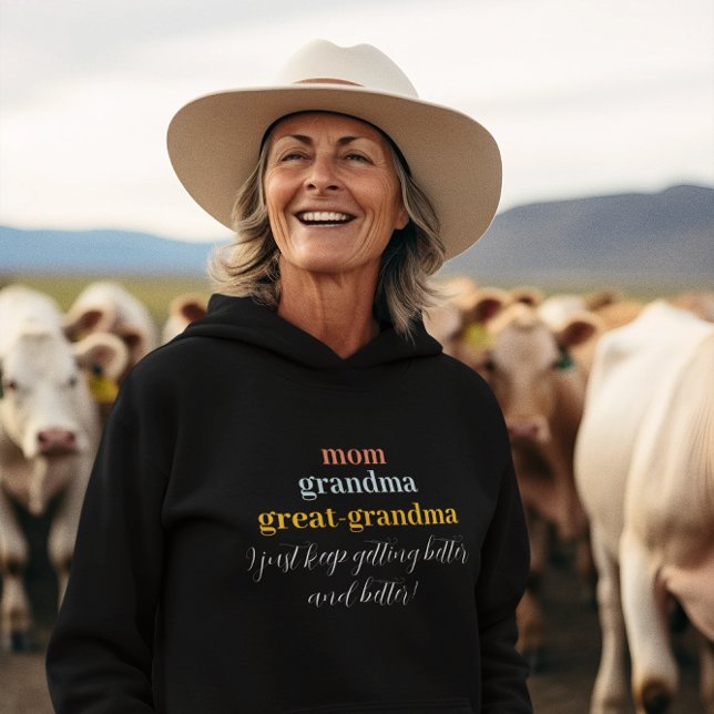 Sudadera Bisabuela | Lindo Mejor & Mejor (Subido por el creador)