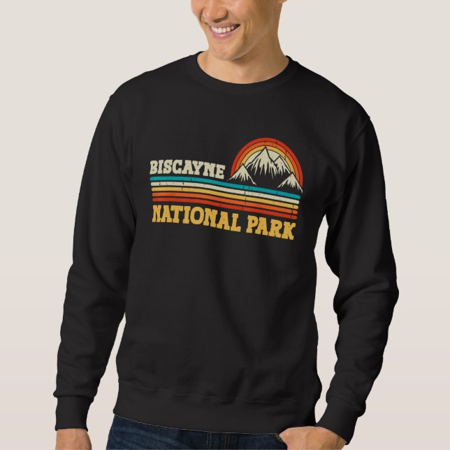 Sudadera Biscayne National Park Mountain Trees & Sun Campin (Anverso)
