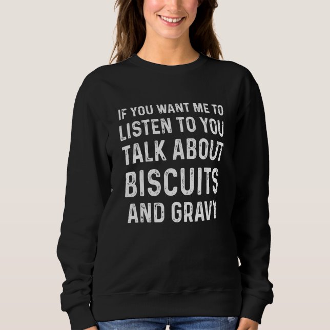 Sudadera Biscuits Y Grave Fiesta Del Día De Acción De Graci (Anverso)