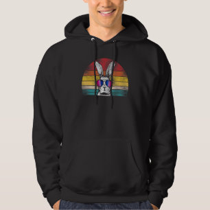 Sudadera Bisexual Bandera Orgullo Bi Rabbit Bunny Glasses R