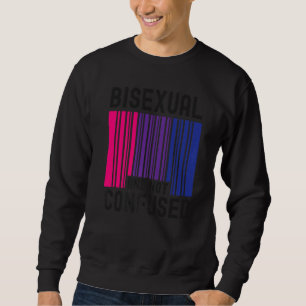 Sudadera Bisexual Bi Orgullo Código De Barra Bisexual Y No 