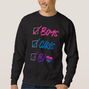 Sudadera Bisexual Bi Pride Bandera Niños Chicas Bi 3