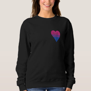 Sudadera Bisexual Corazón Bisexualidad Bi Bandera de Amor L
