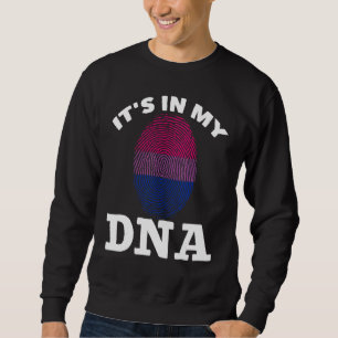 Sudadera Bisexual Dna Bi Orgullo Impresión digital Igualdad