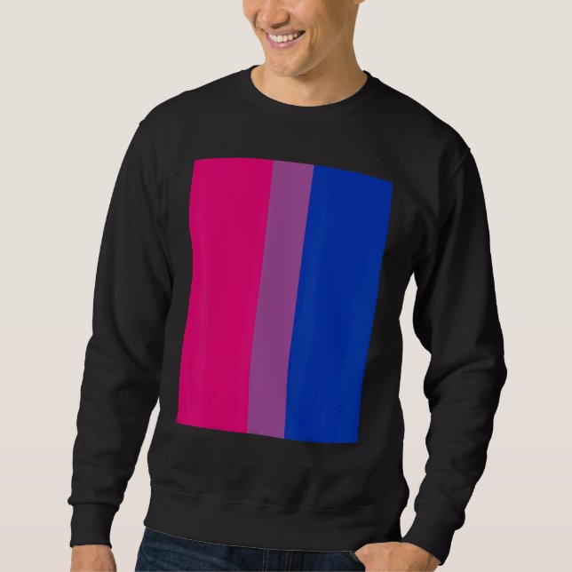 Sudadera Bisexual Pride Flag Rotated  For Bi People Who Lik (Anverso)