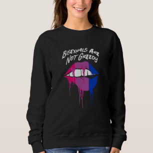 Sudadera Bisexuales No Son Codiciosos Citas Bi Positivas Or