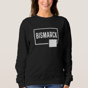 Sudadera Bismarck Dakota del Norte ND Hogar Ciudad natal Va