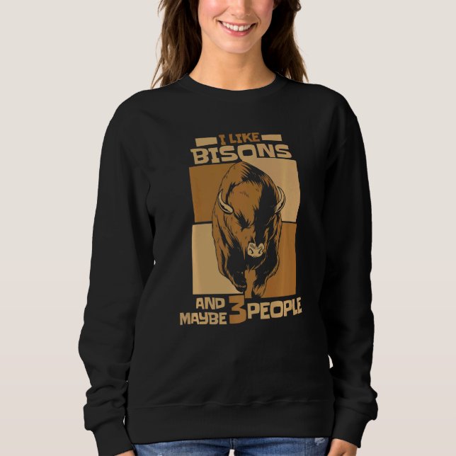Sudadera Bison Bisons Buffalo Bull 1 (Anverso)