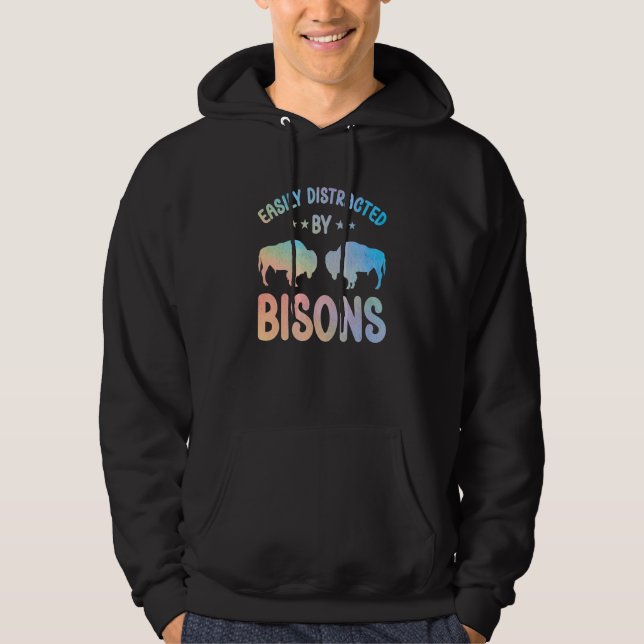 Sudadera Bison Outfit Animal Apparel Retro Bison Accessorie (Anverso)