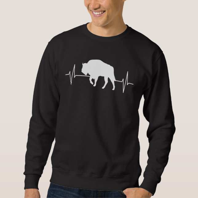 Sudadera Bison  Wisent Forest Animals Forest Animals ECG Li (Anverso)