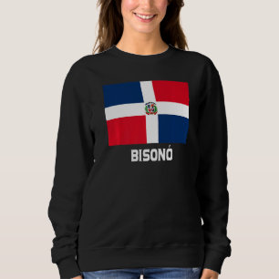 Sudadera Bisonó Bandera República Dominicana Emblem Escudo 