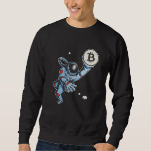 Sudadera Bitcoin al astronauta lunar