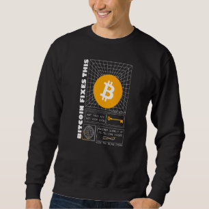 Sudadera Bitcoin arregla esta hiperbitcoinización futurista