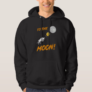 Sudadera Bitcoin Btc A Moon Bull Cryptocurrency Hodl