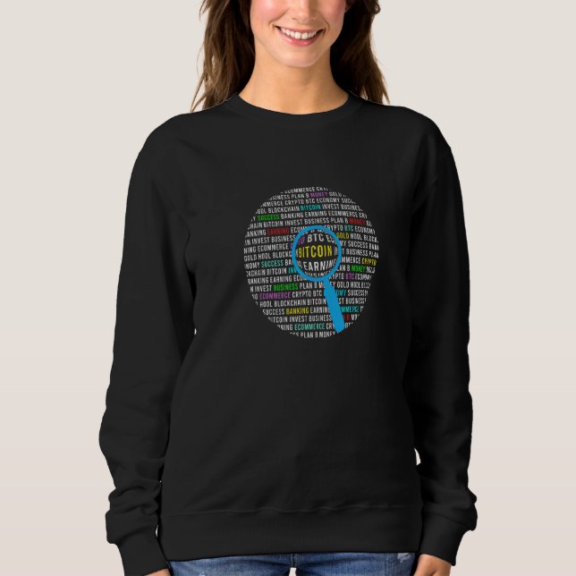 Sudadera Bitcoin Btc Coin Crypto Trader (Anverso)