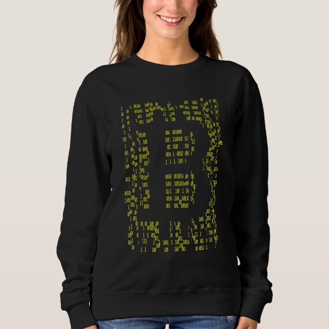 Sudadera Bitcoin Btc Digital Storage Blockchain Krypto Nerd (Anverso)