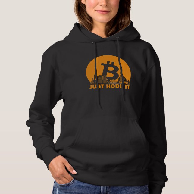 Sudadera Bitcoin Buenos Aires Skyline Buenos Aires Bitcoin  (Anverso)