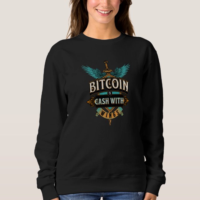 Sudadera Bitcoin Cash With Wings (Anverso)