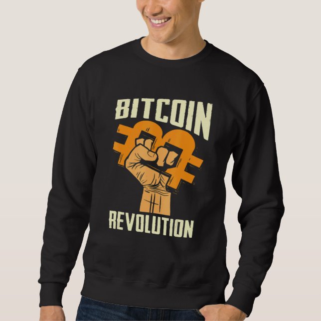 Sudadera Bitcoin Cryptocurrency BTC Revolution Bitcoin Trad (Anverso)