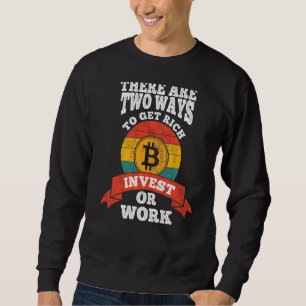 Sudadera Bitcoin dim inversión financiación dinero invertir