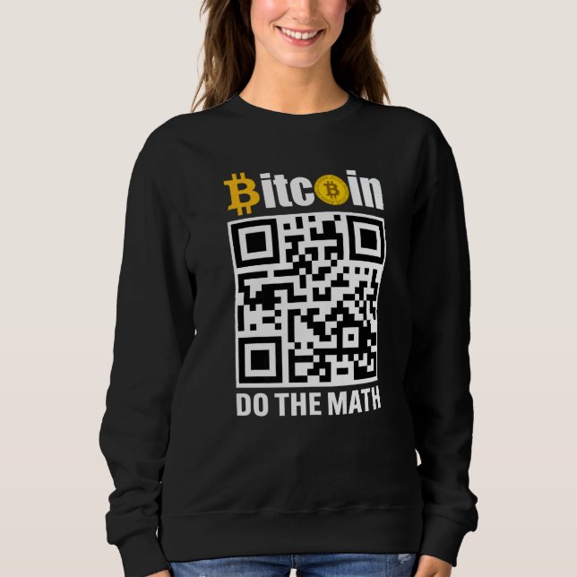 Sudadera Bitcoin Do The Math BTC Crypto Mens Saying (Anverso)
