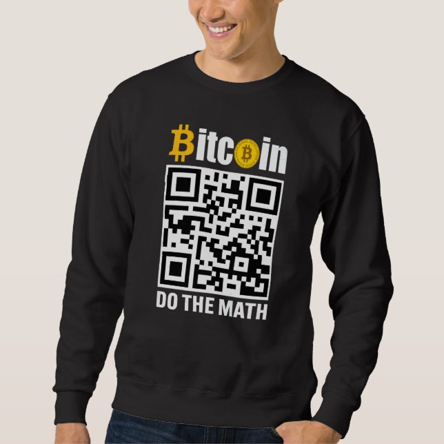 Sudadera Bitcoin Do The Math BTC Crypto Mens Saying (Anverso)