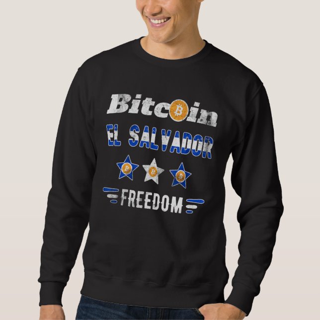 Sudadera Bitcoin El Salvador Criptocurrency Crypto Btc Lega (Anverso)
