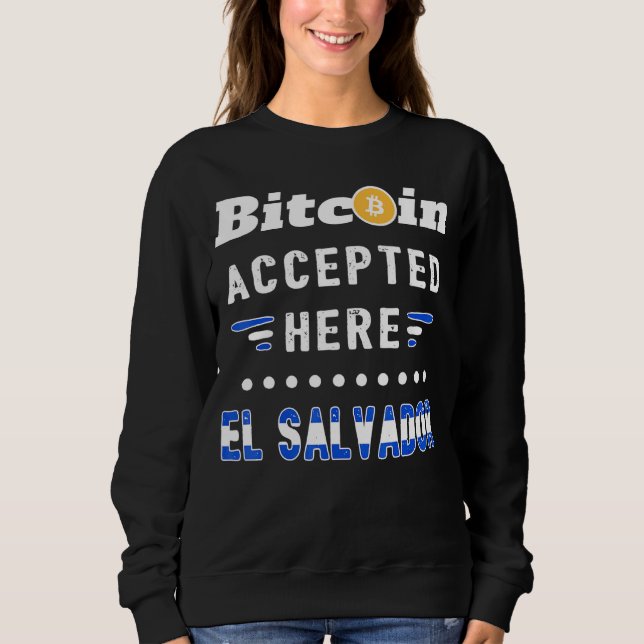 Sudadera Bitcoin El Salvador Criptomoneda Cripto Btc Lega (Anverso)