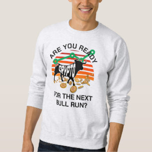 Sudadera Bitcoin ¿Estás listo? FRENESÍ DE CRIPTOMONEDAS