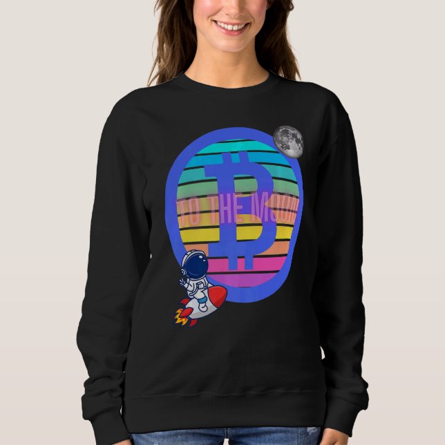 Sudadera Bitcoin Exchange Btc Blockchain A Moon Crypto (Anverso)