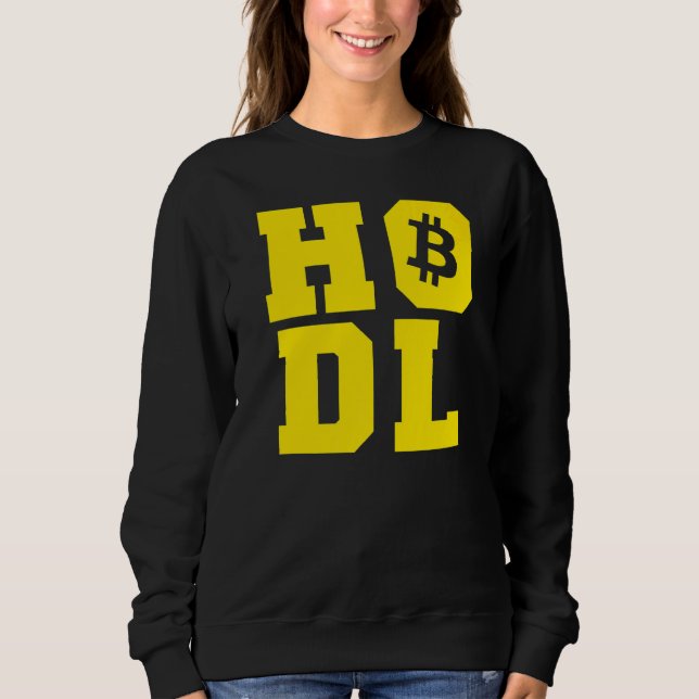 Sudadera Bitcoin Hodl (Anverso)