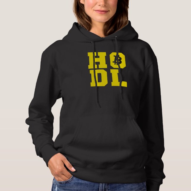 Sudadera Bitcoin Hodl (Anverso)
