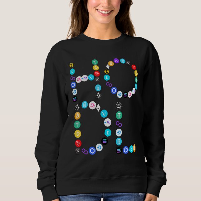 Sudadera Bitcoin Hodl Ethereum Cardano Xrp Criptocurrency B (Anverso)