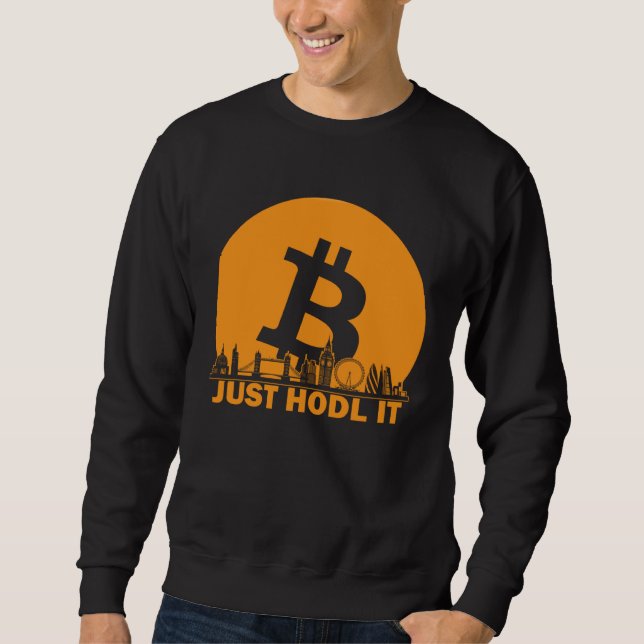 Sudadera Bitcoin London Skyline  London Bitcoin Maximalist (Anverso)