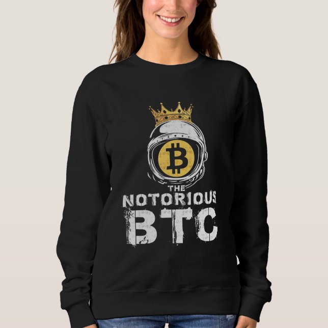 Sudadera Bitcoin Notorious Btc Crown Men (Anverso)