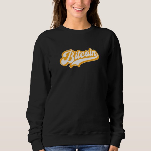 Sudadera Bitcoin retro (Anverso)