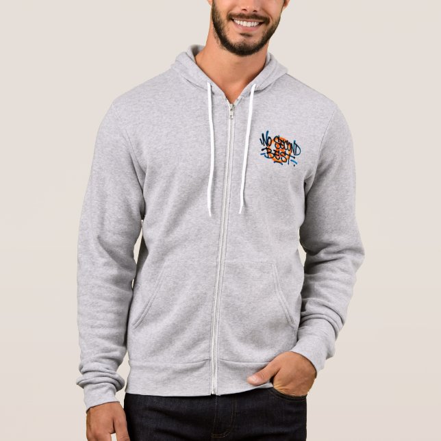 Sudadera Bitcoin: Sin Segunda Opción (Estilo 1) (Anverso)