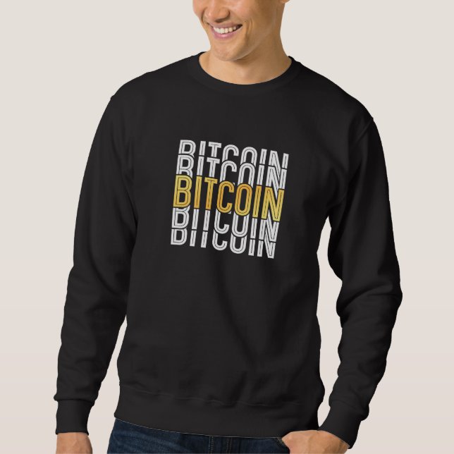 Sudadera Bitcoin vintage (Anverso)