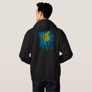 Sudadera Bitcoin y Chip de criptodivisa