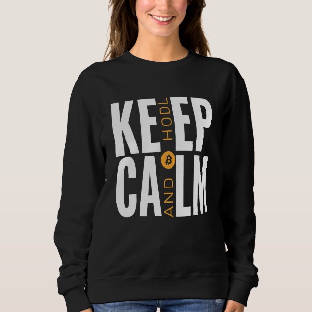 Sudadera Bitcoin Y Cripto Como Medio De Pago Mantener La Ca (Anverso)