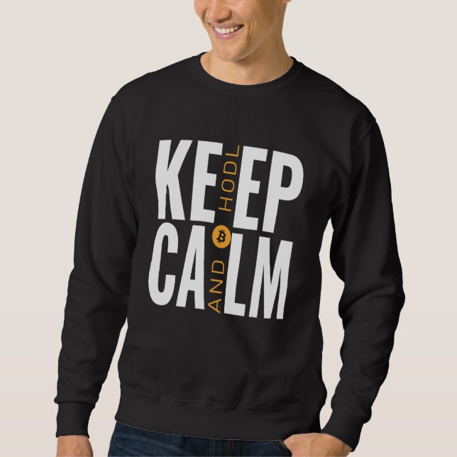Sudadera Bitcoin Y Cripto Como Medio De Pago Mantener La Ca (Anverso)