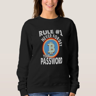 Sudadera Bitcoins Gold Para La Contraseña De Mínimo De Crip