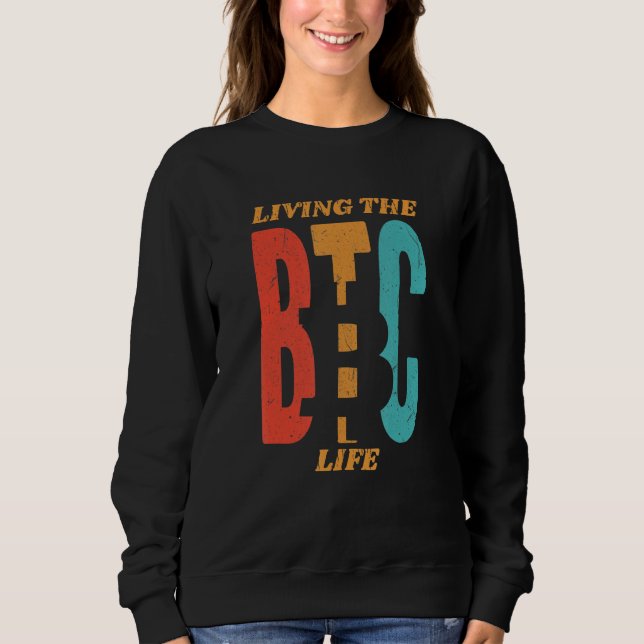 Sudadera Bitcoins Gold Para La Cripata De Bitcoiner 7 (Anverso)