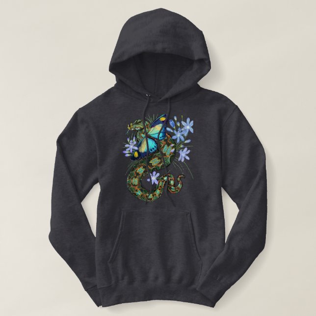 Sudadera Bitis Nasicornis Butterfly Viper (Diseño del anverso)