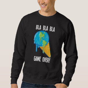 Sudadera Bla Bla Game Over Melding Earth Ice Cream Global W