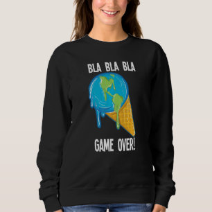 Sudadera Bla Bla Game Over Melding Earth Ice Cream Global W