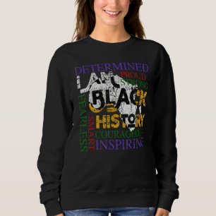 Sudadera Black afrocéntrico americano soy historia negra Mo